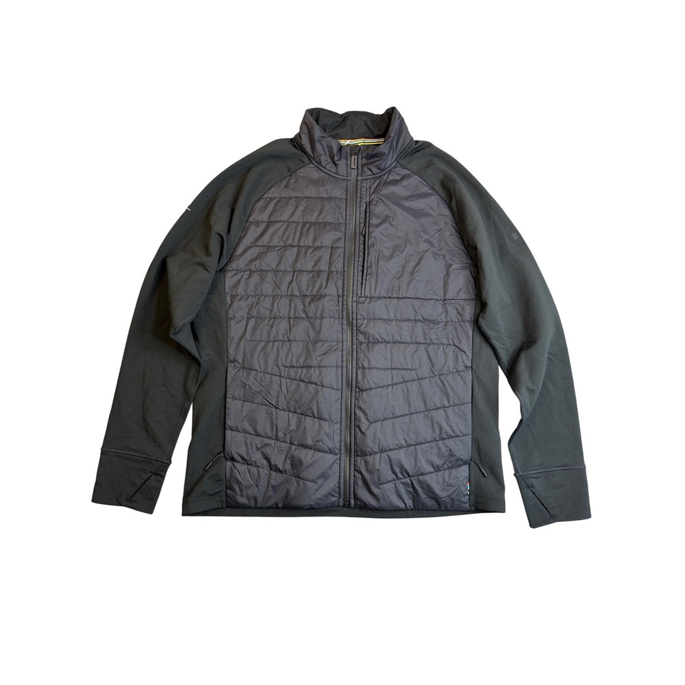NWT Smartwool Smartloft Hybrid Jacket Mens XXL Black Quilted Merino Wool Lined